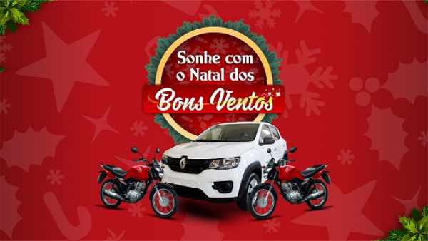 Sorteio da Campanha Sonhe com o Natal dos Bons Ventos 2018